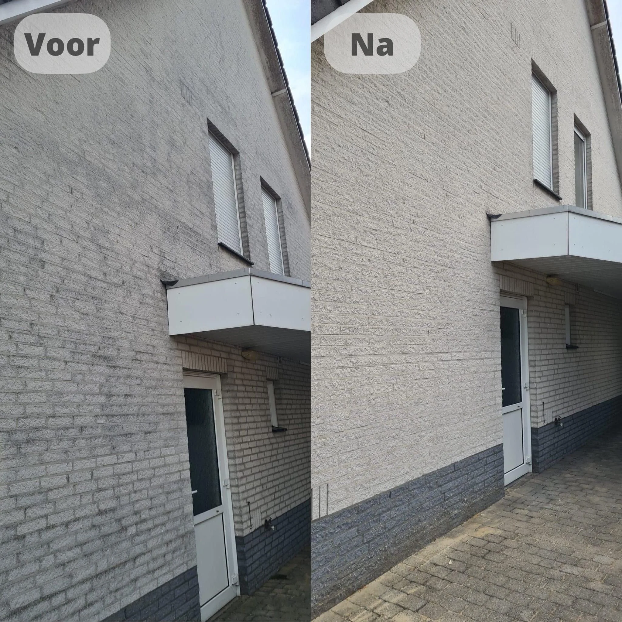 Gevelreiniging Door Schoonmaakbedrijf Don van Erven Naarden